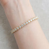Sparkling 9.50Ct Natural Diamond Tennis Bracelet 14k Yellow Gold Certified Round - Image 2 - GEMHUB