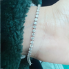 IGI Natural 4.00Ct Diamond 3-Prongs Set Martini Style Tennis Bracelet 14Kt Gold - GEMHUB