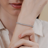 Certified 4.95Ct Round Natural Diamond Exquisite Tennis Bracelet 14k Gold GH/VS - Image 3 - GEMHUB