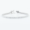 Certified 4.95Ct Round Natural Diamond Exquisite Tennis Bracelet 14k Gold GH/VS - Image 4 - GEMHUB