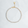 Valentine Special 3Ct Round IGI Natural Diamond Tennis Bracelet 14k Yellow Gold - Image 2 - GEMHUB