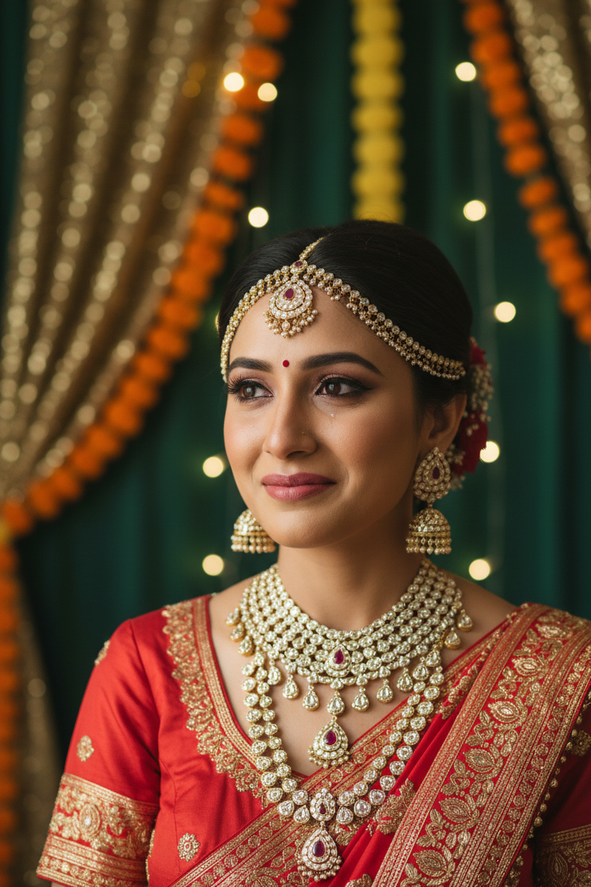 Bridal jewellery set crafted at GemHub