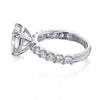 3.50 Ct Cushion Cut Off White Moissanite Ring in – Gift for Wife 18K Gold Plated Ve 18K Gold Plated
