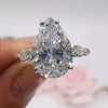 2.50 Ct Off White Moissanite Solitaire Ring in Birthday Gift Women 18K Gold Plated 18K Gold Plated