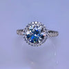 3.25 Ct Round Off White Moissanite Solitaire Ring in – Gift Pick 18K Gold Plated Ve 18K Gold Plated