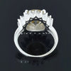 5.40 Ct Champagne Solitaire Moissanite Ring in – 4th of July Gift 18K Gold Plated V 18K Gold Plated