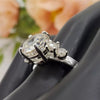 3.18 Ct Off White Moissanite Ring Gift for Women – Christmas Sale 18K Gold Plated V 18K Gold Plated