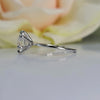 3.70 Ct Certified White Moissanite Statement Ring – Christmas Deal 18K Gold Plated 18K Gold Plated