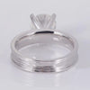 2.80 Ct Certified Round White Moissanite Ring – Gift for Anniversary 18K Gold Plate 18K Gold Plated