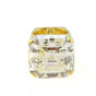 23.50 ct DEW Asscher Cut Certified Moissanite Silver Ring – Huge Rare Gift for Wedding 18K Gold Plated