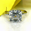 3.60 Ct Solitaire Moissanite Ring Elegant Gift for Wife or Anniversary 18K Gold Pla 18K Gold Plated