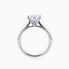 1 Ct Moissanite Solitaire Ring Minimalist Gift for Girlfriend Birthday 18K Gold Pla 18K Gold Plated