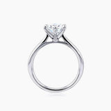 1 Ct Moissanite Solitaire Ring Minimalist Gift for Girlfriend Birthday 18K Gold Pla 18K Gold Plated
