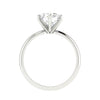 2.80 Ct Off White Moissanite Ring Luster Gift for Her Birthday 18K Gold Plated Verm 18K Gold Plated