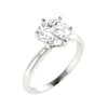 2.80 Ct Off White Moissanite Ring Luster Gift for Her Birthday 18K Gold Plated Verm 18K Gold Plated