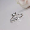 2.50 Ct Off White Treated Moissanite Ring in – Sparkle & Luster 18K Gold Plated Ver 18K Gold Plated