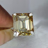 8.50 Ct Emerald Champagne Treated Moissanite Ring in – Certified 18K Gold Plated Ve 18K Gold Plated