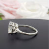3.25 Ct Round Off White Moissanite Solitaire Ring in – Elegant Gift 18K Gold Plated