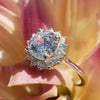 2.55 Ct Off White Round Cut Certified Moissanite Solitaire Ring in 18K Gold Plated 18K Gold Plated