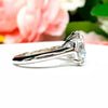 2.50 Ct Off White Moissanite Solitaire Ring in – Elegant & Rare 18K Gold Plated Ver 18K Gold Plated