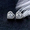 5.30 ct DEW Round White Moissanite Stud Earrings Gold Vermeil – July Festive Offer
