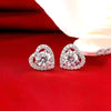 5.30 ct DEW Round White Moissanite Stud Earrings Gold Vermeil – July Festive Offer