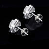 2.80 Ct Certified Treated White Moissanite Solitaire Studs Great Shine 18K Gold Pla 18K Gold Plated
