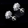2.80 Ct Certified Treated White Moissanite Solitaire Studs Great Shine 18K Gold Pla 18K Gold Plated