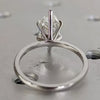 16.50 Ct EGL Certified Marquise Cut White Moissanite Ring 18K Gold Plated