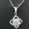 3.70 Ct F VS1 White Moissanite Pendant in – Elegant Anniversary Gift 18K Gold Plate 18K Gold Plated