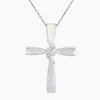 1.80 Ct F VS1 White Moissanite Cross Pendant in – Religious Gift Idea 18K Gold Plat 18K Gold Plated