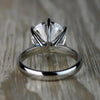 7.50 Ct White Moissanite Ring in – Elegant Jewellery for Mom's Gift 18K Gold Plated V 18K Gold Plated