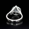7.40 Ct Certified White Moissanite Solitaire Ring – Fall Wedding Gift for Her 18K G 18K Gold Plated