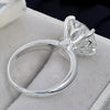 5.05 Ct Certified Round White Moissanite Solitaire Ring in – Gift 18K Gold Plated V 18K Gold Plated