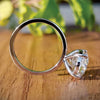 4.50 Ct Certified White Moissanite Solitaire Ring – Anniversary Gift 18K Gold Plate 18K Gold Plated
