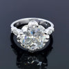 3.00 Ct Certified White Moissanite Solitaire Ring – Elegant Jewellery in 18K Gold Pla 18K Gold Plated