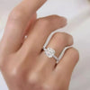 2.50 Ct Certified White Moissanite Ring – Elegant Women’s Jewellery in 18K Gold Plate 18K Gold Plated