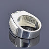 4.90 Ct Certified White Moissanite Ring – Wedding Jewellery in 18K Gold Plated Vermei 18K Gold Plated