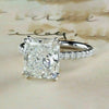 Certified Natural 7 Ct Cushion Cut Moissanite Ring in for Birthday 18K Gold Plated 18K Gold Plated