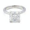Certified 2.50 Ct Natural Pink Moissanite Ring in Jewellery for Wife 18K Gold Plated 18K Gold Plated