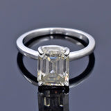 Certified 7.5 Ct Natural Blue Moissanite Ring in for Anniversary 18K Gold Plated Vermeil