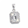 3.50 Ct Certified Moissanite Pendant in for Black Friday Jewellery 18K Gold Plated Ve 18K Gold Plated