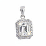 3.50 Ct Certified Moissanite Pendant in for Black Friday Jewellery 18K Gold Plated Vermeil