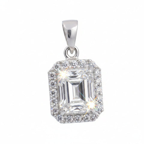 3.50 Ct Certified Moissanite Pendant in for Black Friday Jewellery 18K Gold Plated Ve 18K Gold Plated