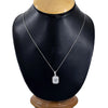 3.50 Ct Certified Moissanite Pendant in for Black Friday Jewellery 18K Gold Plated Ve 18K Gold Plated