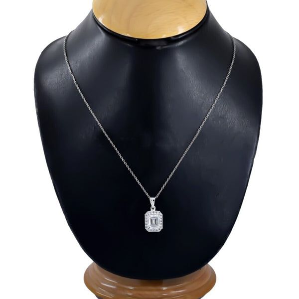 3.50 Ct Certified Moissanite Pendant in for Black Friday Jewellery 18K Gold Plated Ve 18K Gold Plated