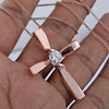 2.10 Ct Cross Moissanite Pendant in Certified for Holiday Gift 18K Gold Plated Verm 18K Gold Plated