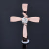 2.10 Ct Cross Moissanite Pendant in Certified for Holiday Gift 18K Gold Plated Verm 18K Gold Plated