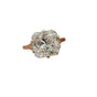 3.25 ct DEW Certified Radiant Cut White Solitaire Moissanite Ring 18K Gold Plated Verme 18K Gold Plated