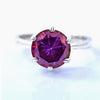 2ct Certified VVS Pink Moissanite Ring Jewellery Gift For Her Love 18K Gold Plated Ve 18K Gold Plated